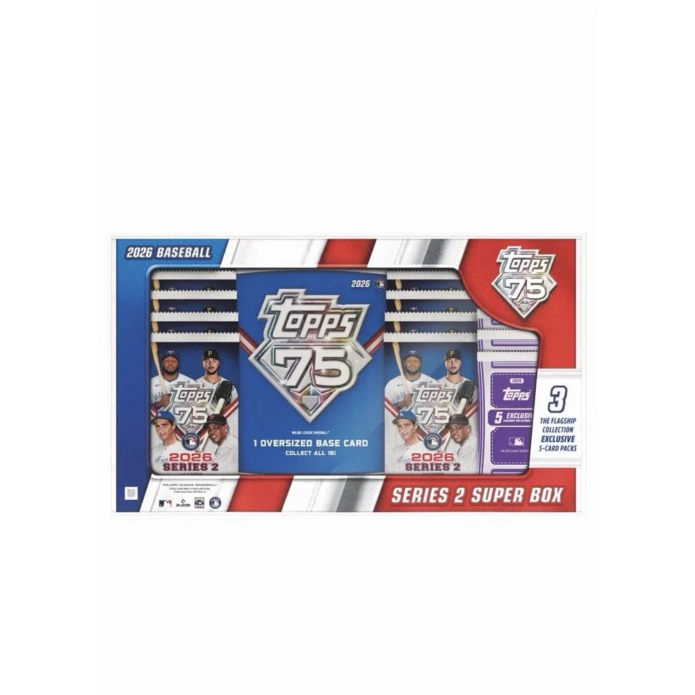 2026 TOPPS SERIES 2 Flagship Collection Super Box (184 cards) MLB Baseball NEW